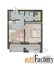 1 - комн.  квартира, 46.6 м², 7/9 эт.