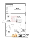 2 - комн.  квартира, 56.15 м², 9/10 эт.