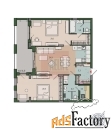 2 - комн.  квартира, 92.8 м², 2/10 эт.