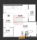 1 - комн.  квартира, 37.11 м², 4/10 эт.