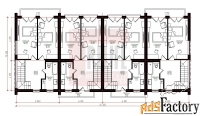 таунхаус 134.6 м² на участке 2.93 сот.
