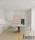 3 - комн.  квартира, 100.72 м², 3/6 эт.