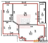 1 - комн.  квартира, 45 м², 8/11 эт.