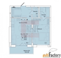 1 - комн.  квартира, 55.9 м², 8/11 эт.