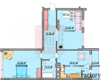 2 - комн.  квартира, 87 м², 3/6 эт.