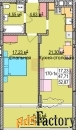 1 - комн.  квартира, 49.3 м², 3/6 эт.