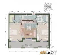 2 - комн.  квартира, 88.2 м², 4/9 эт.