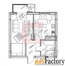 1 - комн.  квартира, 41.3 м², 2/6 эт.