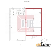 свободного назначения, 56 м²