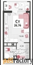1 - комн.  квартира, 27 м², 5/18 эт.