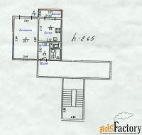 1 - комн.  квартира, 37.5 м², 4/4 эт.