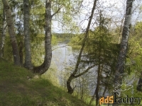 Старый дом на 15-ти сотках в деревне на Волге