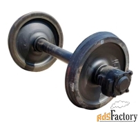 Колесная пара РУ1Ш для грузового вагона освидетельствованная