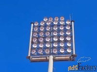 Круглосимметричный мачтовый Led прожектор 1500 Вт, серия R580L-1500W