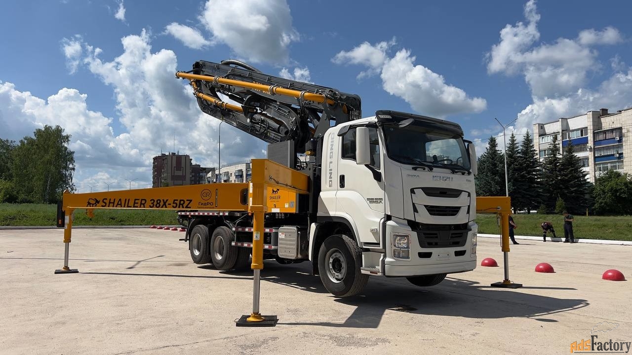 Автобетононасос SHAILER 38X-RZ на шасси ISUZU 6x4