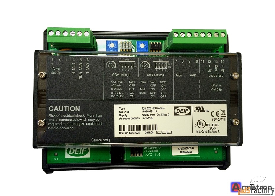 Модуль релейных выходов CIO208, DEIF в наличии.