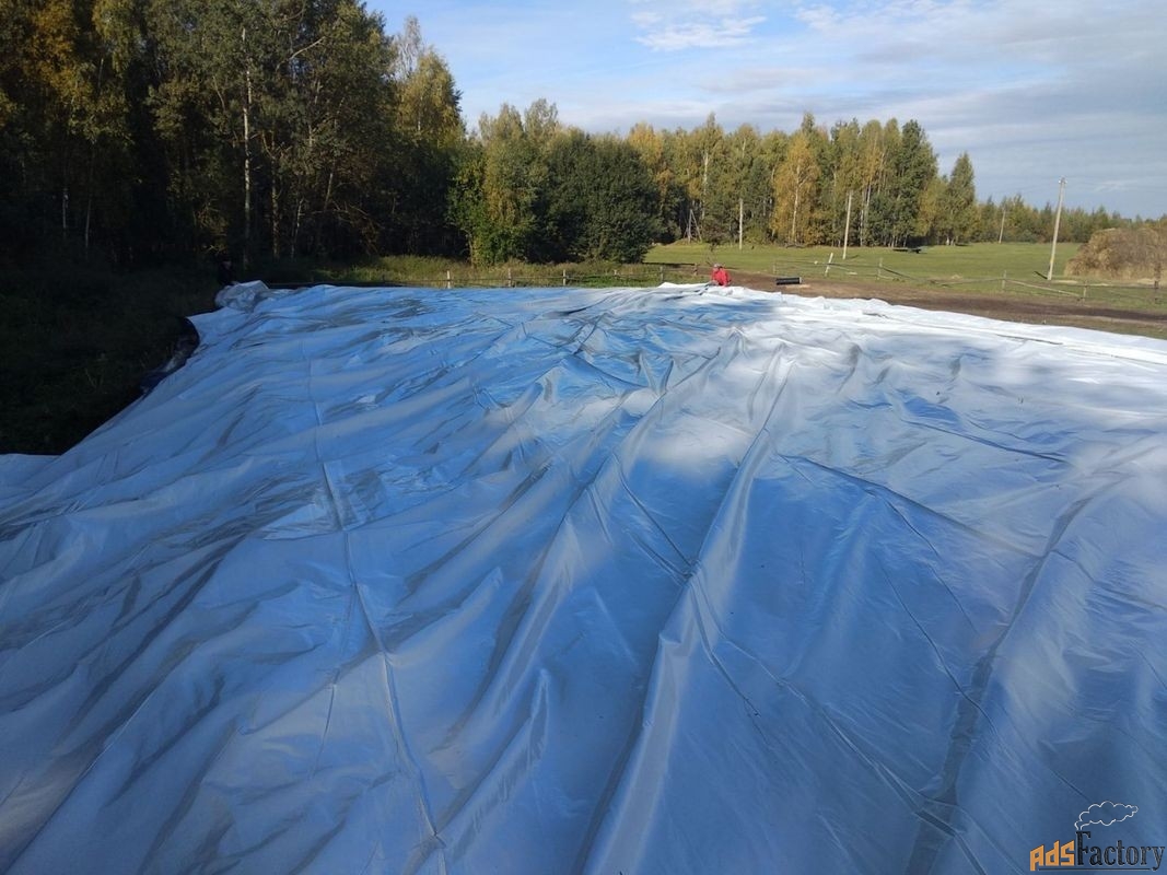 Пленка черно-белая (силосная)  для укрытия ям и траншей