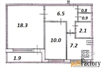 2 - комн.  квартира, 48 м², 3/9 эт.
