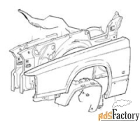 Крыло новое, Тайвань, правое переднее Вольво 760,960 -94