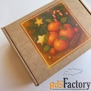 Новогодний бокс с чаем и крем-медом суфле