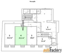 офисное помещение, 22.4 м²