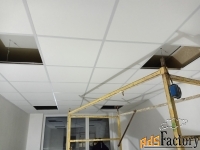 Монтаж потолков Грильято, Армстронг