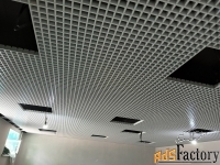 Монтаж потолков Грильято, Армстронг