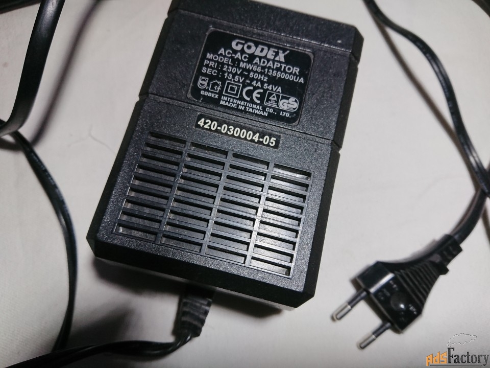 Трансформатор Godex MW66-1354000UA /Output: 13.5V