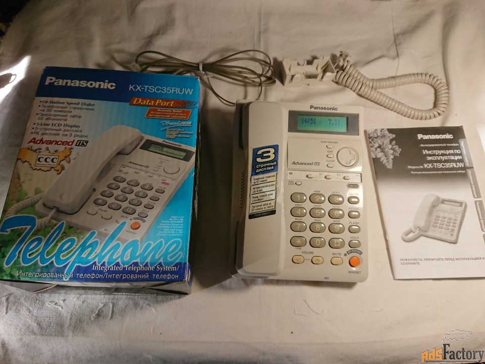 Panasonic KX-TSC35RU Made in Malaysia В
