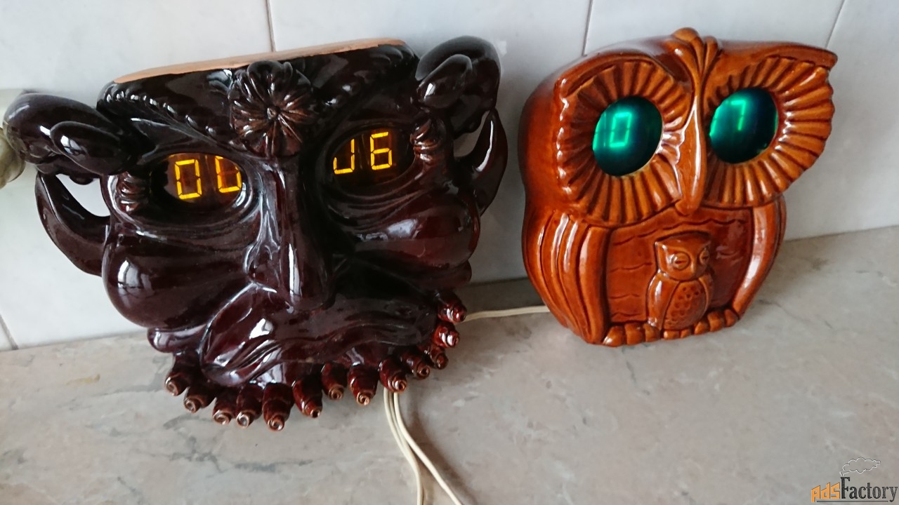 Часы электронные цифровые Сова и Мефистофель
