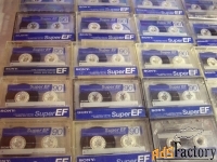 Аудиокассеты SONY super EF-90 синие