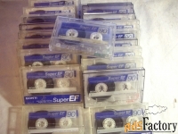 Аудиокассеты SONY super EF-90 синие
