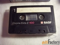 Аудиокассеты BASF 18 штук.