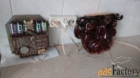 Чaсы элeктpонные нaстенные 2шт