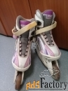 Продам ролики женские ROCES. розово-белые.