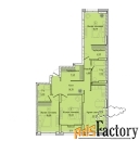 3 - комн.  квартира, 117.1 м², 12/30 эт.