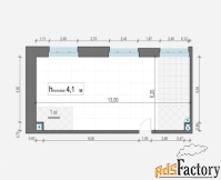 2 - комн.  квартира, 77 м², 1/5 эт.
