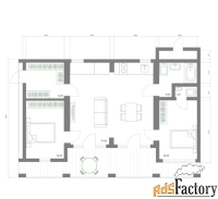 дом 105 м² на участке 6 сот.