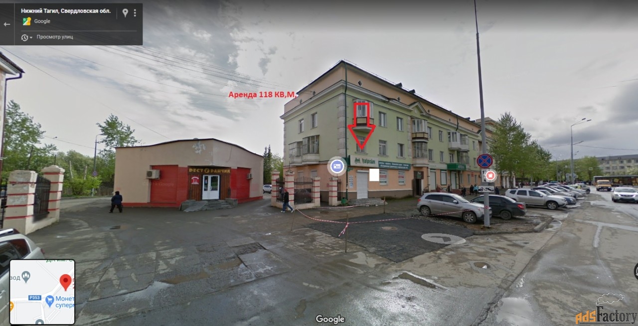 торговое помещение, 90 м²