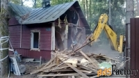 Демонтаж домов и фундаментов под ключ