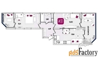 2 - комн.  квартира, 70 м², 7/9 эт.