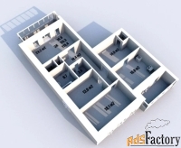3 - комн.  квартира, 121.0 м², 1/6 эт.
