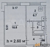 1 - комн.  квартира, 32.5 м², 5/9 эт.