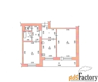 2 - комн.  квартира, 50 м², 10/10 эт.