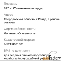 Участок 8 сот. (ижс)