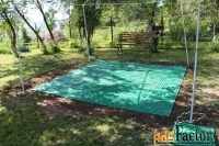 Готовые пластиковые плитки для сборки садовых дорожек