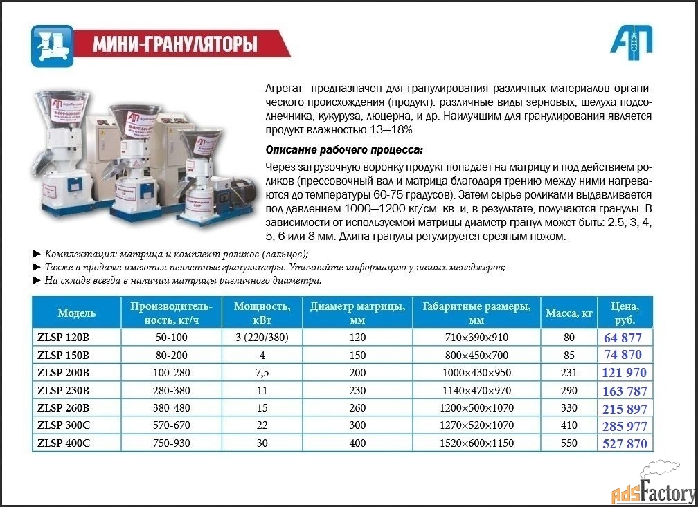 Гранулятор 900 кг