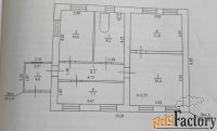 дом 63,6 м² на участке 10,6 сот.