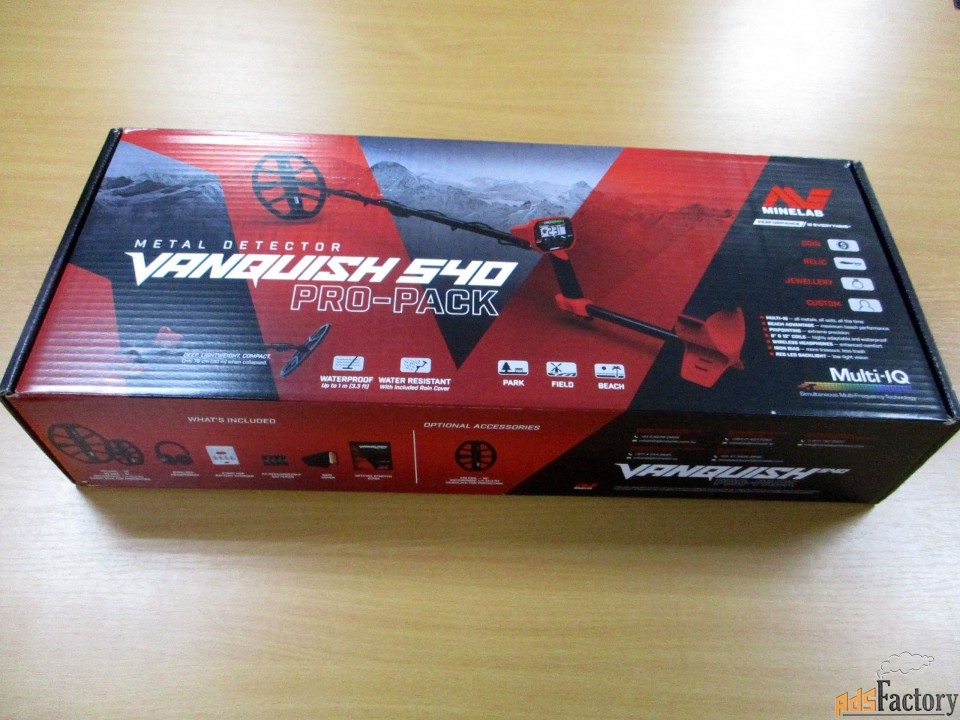 Металлоискатель Minelab VANQUISH 540 Pro-Pack