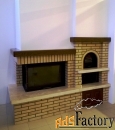 Roby40x60 - варочная дровяная печь с духовкой (Италия)